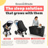 SnoozeShade 6m+ 99% 50+) Plus Extra, Stroller Sun Shade, Mosquito Net for Babies, Blocks of UV (UPF Universal Fit
