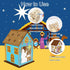 14 Pack 3D Fennoral Christmas Nativity Craft for Kids Make You Own Jesus House DIY Coloring Wooden Religious Christian