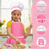 MEIDAYAI Set Set 3-8 Kids Cooking Baking , Kids Kitchen Pretend Play Toys, Children Chef Role Play Costume - Chef Hat