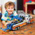 Tow Truck Building Block Set, Road Rescue Vehicle with Crane Toy Model, City Crane Construction Kit for Kids