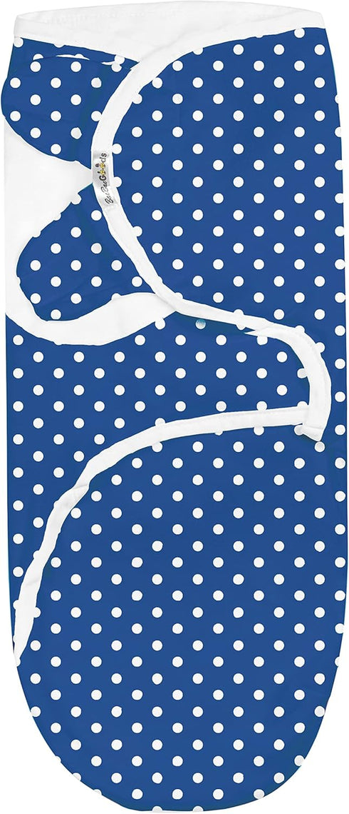 BaeBae Goods Navy Bicycle-Themed Swaddle Blanket (S/M)