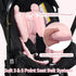 3in1 Newborn,3D Reversible Carseat Head Body Support Minnky Infant Car Seat Insert,Extra Soft Breathable Baby Car Seat