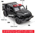 BDTCTK 1/36 Scale JLTV Armored Car Police Model, Zinc Alloy Die-Cast Pull Back Vehicle for Kids