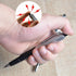 Silver Shock Pen, Lightweight Prank Item, Interesting Shocking Practical Joke Toy for Outdoor Gag Games
