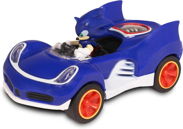 NKOK Sonic The Hedgehog All-Stars Racing Transformed Pull Back Racer, No Batteries Required