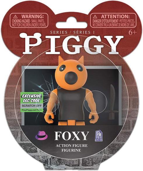 PIGGY Action Figure - Foxy Articulated Buildable Toy, Series 1 Collectible