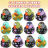 12 ArtCreativity PCS Halloween Rubber Ducks, Zombie Rubber Duckies for Kids, Variety of Designs and Colors, Trick