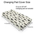 Boho Cactus Changing Pad Covers Retro Black Golden Cactus Baby Changing Pad Sheets for Boy Girl Wild Cactus Western Plants Soft Breathable Stretch Fitted Diaper Changing Table Mat Cover 32''x16''
