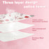 5 Newwiee Pcs Large Towel Bib Toddler for Baby Toddler Cloth Bib Soft Pullover Baby Absorbent Full Coverage Drooling