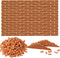Civaner 350 Pcs Mini Bricks, Tiny Landscaping Bricks for Crafts, Realistic Fake Bricks for Dollhouse