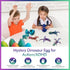utosday 3D Easter Eggs Filled with Dinosaur Toys, Printed Animals Mystery Crystal Dragon Egg with Articulated