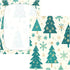 Bseiialft 52 28 Christmas Trees Snowflakes Green Crib Sheets for Boys Girls Soft and Breathable Cotton Baby Sheets