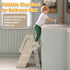 XQIAO Foldable Step Stool for Bathroom Sink - Adjustable Toilet Trainer & Anti-Tip Guard - Kitchen Learning Stool