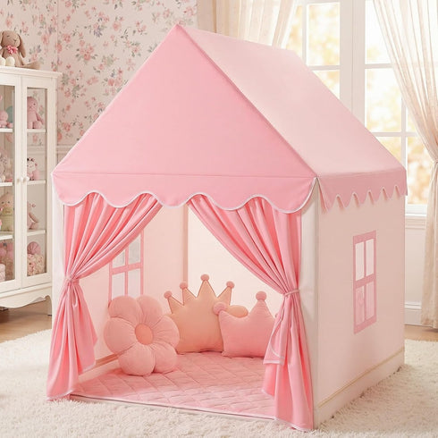 SISTICKER Kids Play Tents for Girls Large Fairy Playhouse for Kids Princess