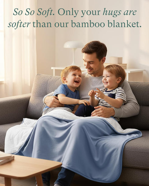 1.0 39"55" PurComfy Supersoft Toddler Comforter, Premium Bamboo Viscose Crib Blanket, Breathable Tog Crib Quilt for All