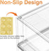 Countertop 4 1 TOOGE Stackable Baby Bottle Organizer: Acrylic Bottle Organizer Baby Storage Drawers Clear Bottle