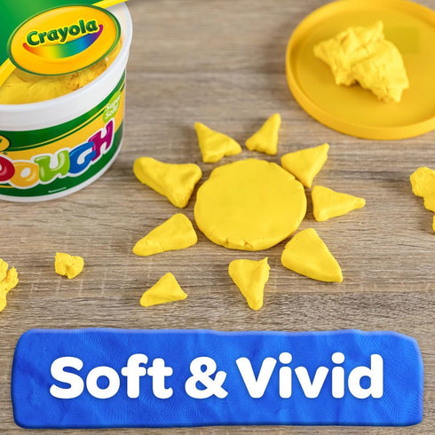 Crayola Dough - Yellow (3lb), Bulk Modeling Dough for Kids, Resealable Tub, Ages 3+, Great for Arts & Crafts