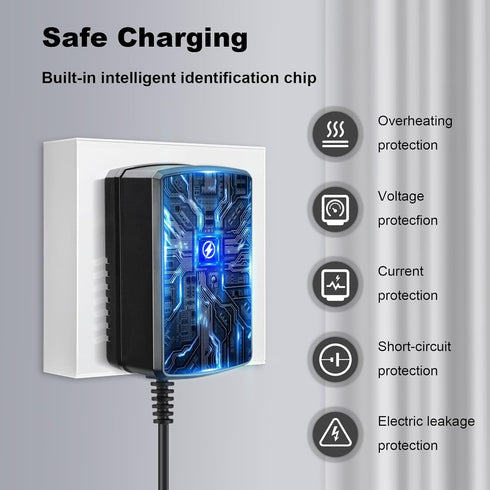 12V Charger for Kids Ride On Car Toys, 12 Volt Battery Charger for Wrangler SUV Jeep ATV Mercedes Lamborghini