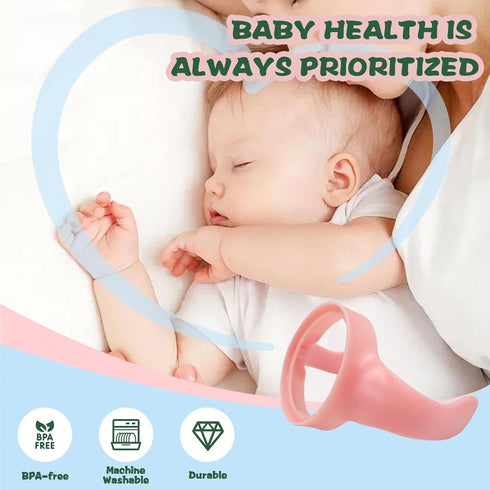 Giftophilia Pack 4 Baby Bottle Handles Compatible for Mam Bottles, Feeding Bottles Holder Accessories
