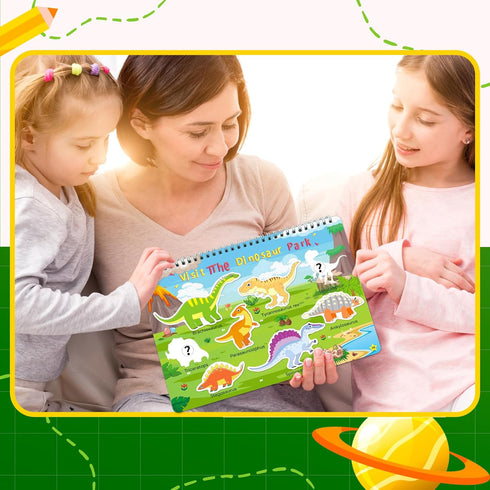 Montessori Busy Book for Toddlers 3-5, Kids Preschool Learning Book with 36 Themes, Educational Gifts