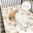 Stretch Ultra Soft Jersey Knit Fitted Crib Sheets Set, 2 Pack, Stylish Cars Print for Boys and Girls