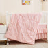 3-Piece Set Set Pink Crib Bedding for Girls - Ultra Soft & Skin Friendly Baby Girl Bedding Crib Includes Crib