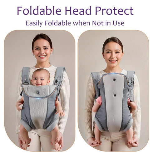 Strap,4-in-1 Summer,Compact 0-3 Ergonomic Baby Carrier with Adjustable Newborn to Toddler Carrier,Breathable Mesh Baby