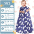 3 Pack 100% 2-Way 0.3. 0-6 BSTOPPT Baby Sleep Sack Rayon Cotton Baby Sleeping Bag Zipper Toddler Wearable Blankets TOG