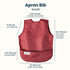 2 Pack 624M) Tiny Twinkle Mess Proof Baby Bibs | Waterproof Toddler Bib for Eating | Baby Apron for Feeding, Machine