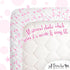 Frenchie Mini Couture 100% 28 52inx8in, 2-Pack Fitted Crib Sheets Woven Cotton Fits Toddler Mattress, Pink Stars, x