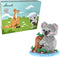 Larcele Animal Series Micro Building Blocks Animal Set, DIY Mini 3D Building