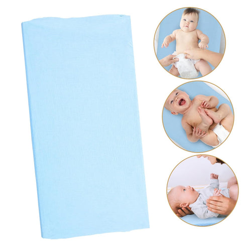 SUPVOX Washable Changing Pad Cotton Cradle Bed Protector Removable Diaper Changing Table Cover Machine Washable Fade