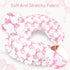 Ruffle Nursing Pillow Cover, Removable Stetchy Case for Breastfeeding Pillows, Ultra Soft and Breathable Feeding Pillow