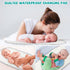 12 Pack Chumia Baby Waterproof Changing Pad Liners Portable Baby Changing Mat Soft Flannel Cotton Reusable Table Cover
