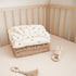 2 Pack, 52"x28" Konssy Muslin Crib Sheets for Boys, Soft Cotton Neutral Baby Sheets for Standard Crib Mattress (Camel