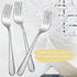 TeamFar Toddler Forks - Stainless Steel Baby Utensil Silverware for Self Feeding, Set of 6, Dishwasher Safe