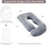 HychYAYA 60 Inch Full Body Pregnancy Pillows for Sleeping Cooling Pregnancy Pillow,U Shaped Pregnancy Body