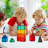 110PCS Set, FNJO Magnetic Tiles, Magnet Building Magnetic Building Blocks, Construction STEM Learning and Playing Toys