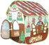 Play Tent for Kids, Indoor Outdoor Gingerbread House Playhouse for Boys and Girls