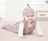 Owlivia Organic Cotton Baby Sleep Sack, 2-Way Zipper Wearable Blanket, Unisex (Feather Mauve, 3-12 Months)