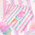 WERNNSAI Ice Cream Party Supplies - Disposable 3 Ply Pink Sweet Ice Cream Themed Birthday Napkins for Girls