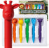 TinyGeeks 6 Animal Shaped Crayons - Non Toxic Crayons for Toddlers -