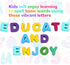 Wooden Alphabet and Number Puzzles for Toddlers 1-4, Chunky ABC Puzzle Board for Preschool Learning Toys for Boys and
