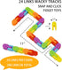 30 Pack Wacky Track Fidget Toys Bulk Rainbow Snap and Click Twisty Toys for Kids, Party Favors, Classroom Rewards
