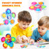 24 Packs, SCIONE Pcs Tie Dye Fidget Spinners, Sensory Toys for Kids, Flower Simple Dimple Hand Spinners, Stress Relief
