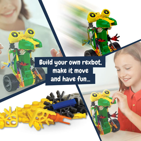 Science4you Robotics Rexbot - Robot Building Toy Kit with 106 Pieces for Kids Age 8-14, STEM Science Toy