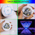 Swimming (3AAA Bathtub Floating Light, Pool Lights with Colorful Fish Pattern for Bathroom Toys, Aquariums, Various
