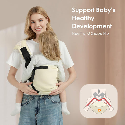 8-40 lbs, MISSWISDOM Toddler Sling Carrier, Adjustable Baby Carrier Sling Lightweight Toddler Carrier Baby Sling