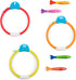 Chuckle & Roar Underwater Torpedo Toss - Outdoor Water Play with Throwing Torpedoes and Target Rings for Ages 5+
