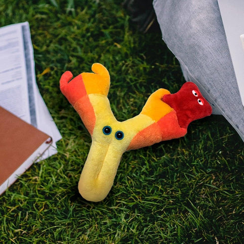 GIANTmicrobes Antibody Plush, Blood Bank, Hematology Gifts, Get Well Gifts, Blood Cells, Pharmacist Gift